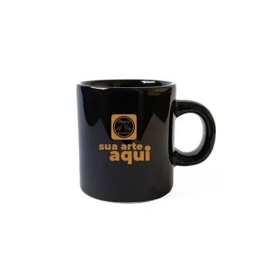 Caneca Reta Az4 100ml Preta