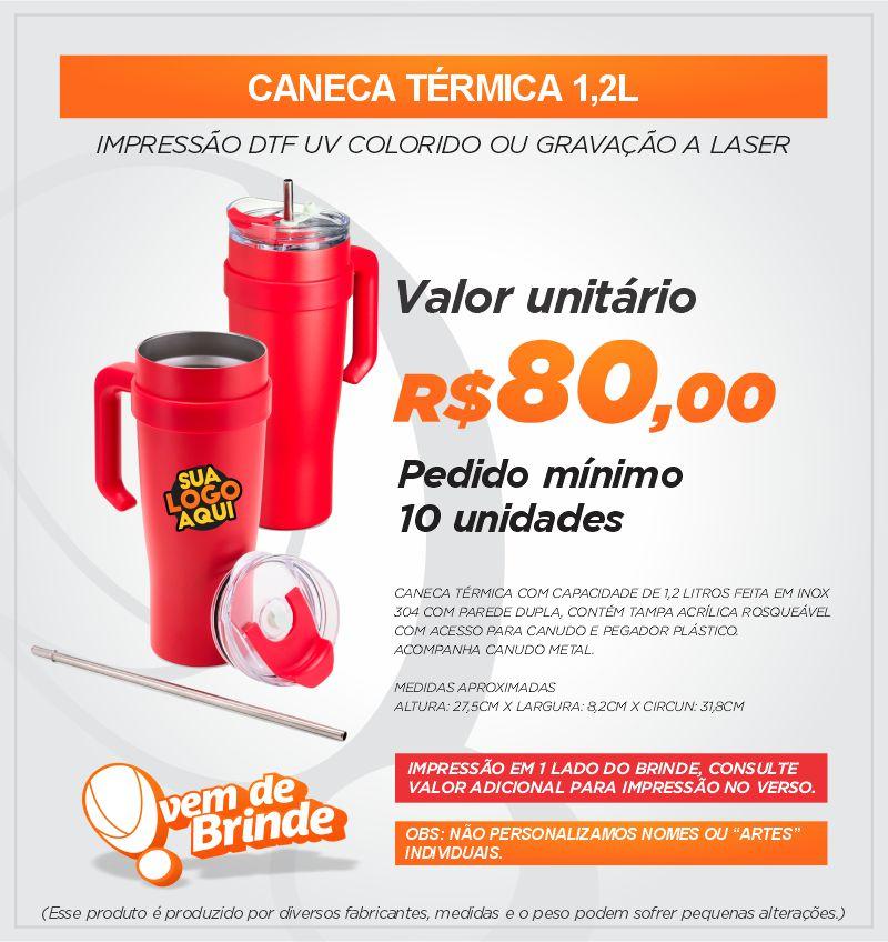 Caneca Térmica 1,2L