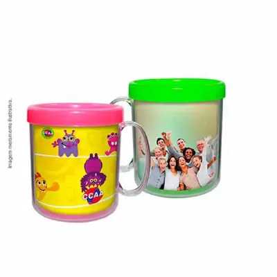 Caneca Termica 300ml Neon