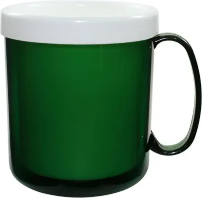 Caneca Termica Color Verde 300ml Plastico