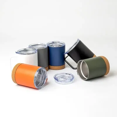 Caneca Termica Com Cortica de 400ml