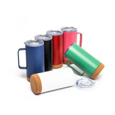 Caneca Termica Com Cortica de 500ml Personaliza