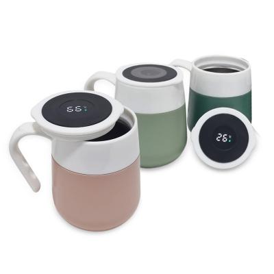 Caneca Termica Com Display Led 500ml Personalizada