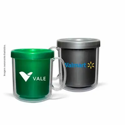 Caneca Termica Cristal Metalizado 260m