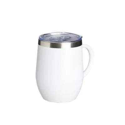 Caneca térmica de inox 350ml branca