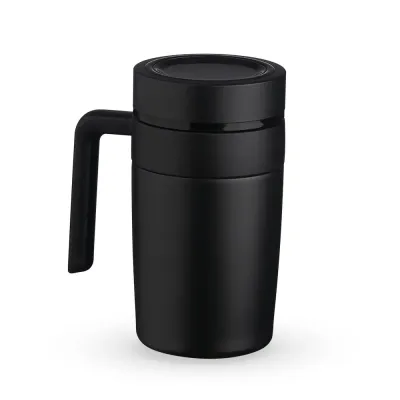 Caneca Termica em Inox 500ml Com Display Led