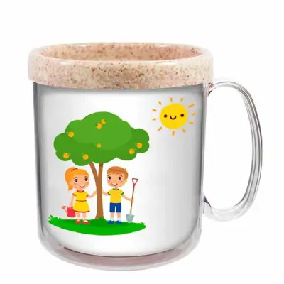 Caneca Termica Infantil Green Colors 300ml cl