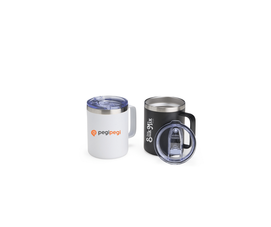 Caneca Térmica inox 350ml - Asa Retangular - Personalizada