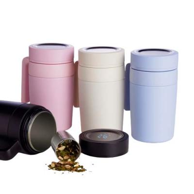 Caneca térmica inox 500ml com infusor