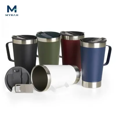 Caneca Térmica Inox com Abridor - cores