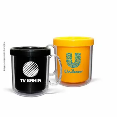 Caneca Termica Personalizada Cristal Color Standard