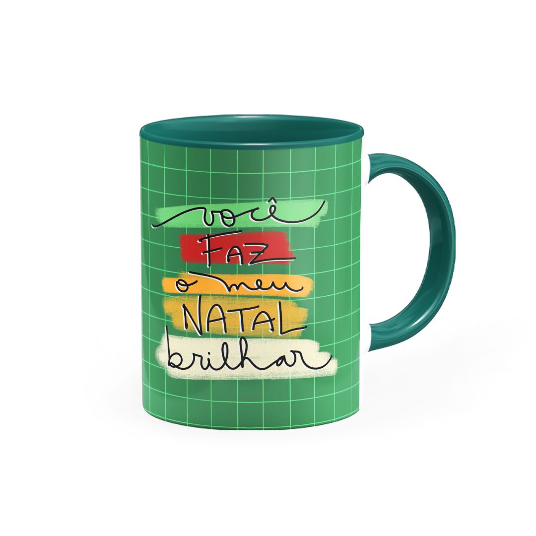 Caneca Você faz o meu Natal Brilhar • Canecas 24 Horas