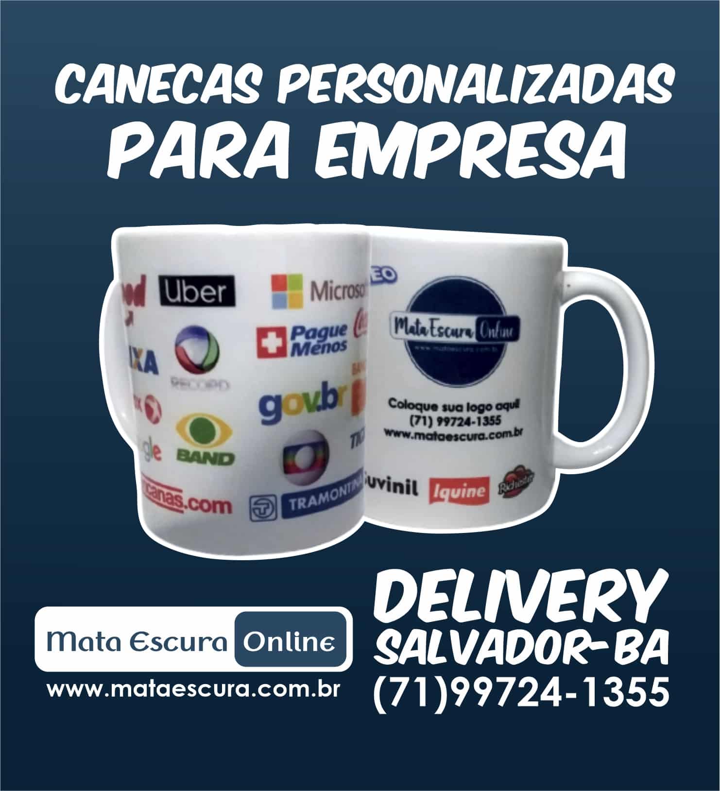 Canecas Salvador - BA Personalizada Para Empresa