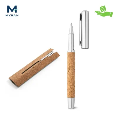 Caneta Aco Reciclado e Cortica