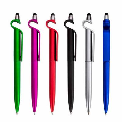 Caneta Corpo Colorido Com Suporte Para Celular