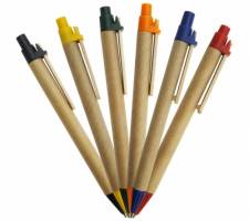 Caneta Corpo Papelão Reciclado com Gravação À Laser