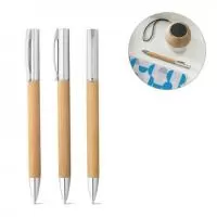 Caneta De Bambu Personalizada