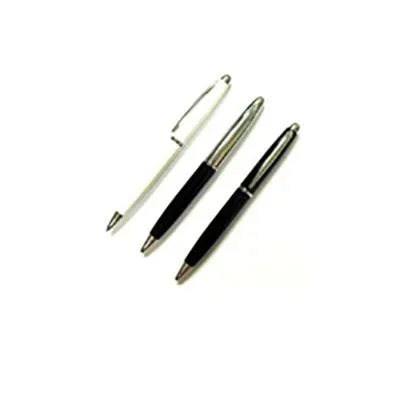 Caneta de Metal Com Detalhes em Cromado Sua Marca Presente no Dia a Dia Dos Clientes