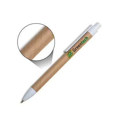 Caneta de papelão personalizada