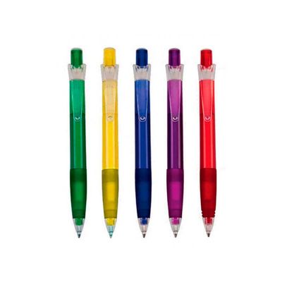 Caneta de Plastico Personalizada Disponivel em 05 Opcoes de Cores e o Brinde Ideal Para Seu Evento
