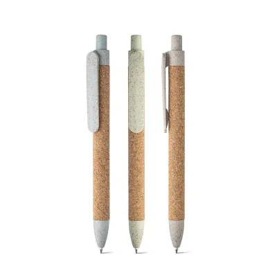 Caneta Ecologica em Cortica Personalizada