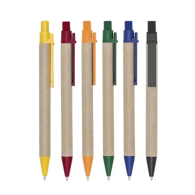 Caneta Ecológica Papelão - várias cores