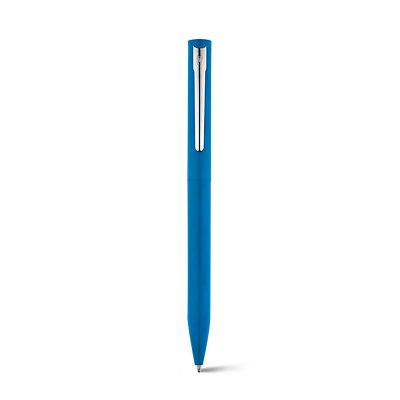 Caneta em Aluminio Azul Com Mecanismo Twist
