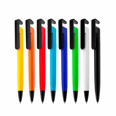 Caneta Esferografica Com Suporte Para Celular