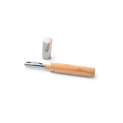 Caneta Esferografica em Bambu Personalizada