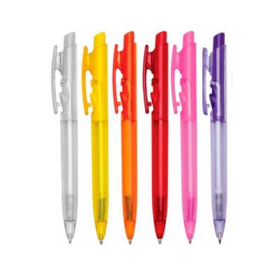 Caneta Esferografica Plastica Colorida Personalizada