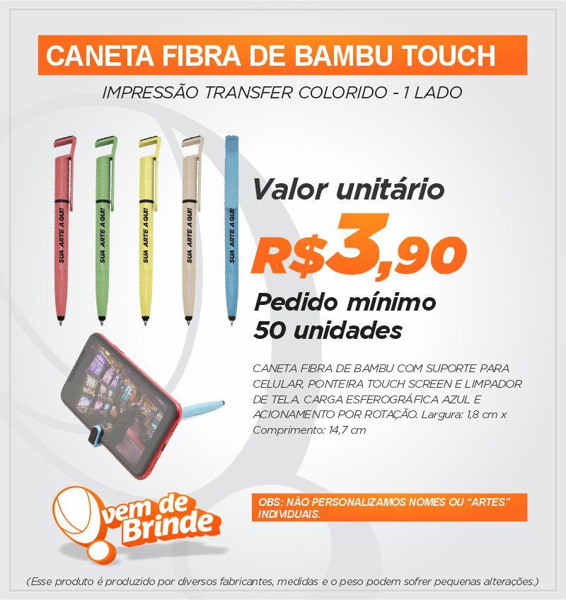 Caneta Fibra de Bambu Touch