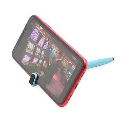 Caneta Fibra de Bambu Touch Com Suporte