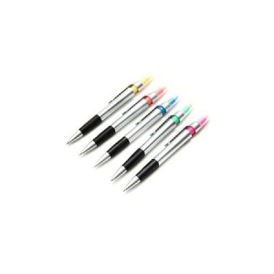 Caneta Marca Texto Personalizada Com Detalhe Emborrachado Preto no Corpo em Cores Diversas e Impre