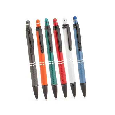 Caneta Metal Touch esferográfica - opções de cores