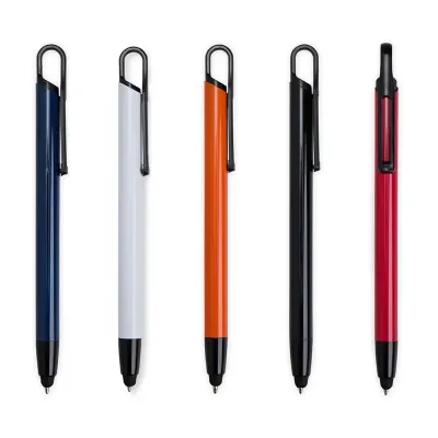 Caneta Metal Touch Personalizada Com Ponteira e Carga