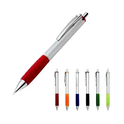 Caneta Olimpus Com Borracha Colorida