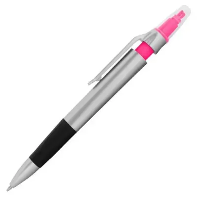 Caneta Personalizada Com Marca Texto