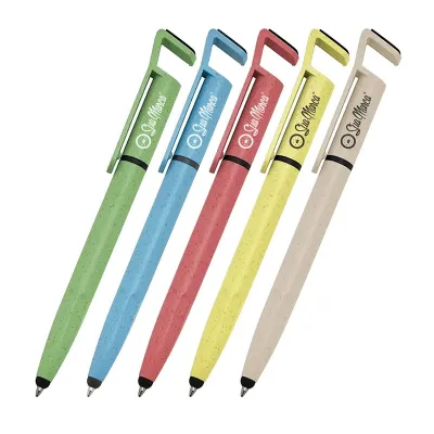 Caneta Personalizada de Fibra de Bambu Touch