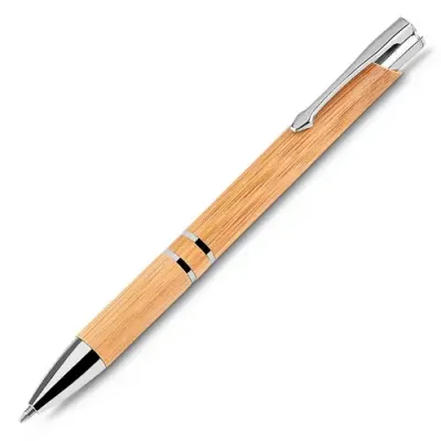 Caneta Personalizada em Bambu e Metal