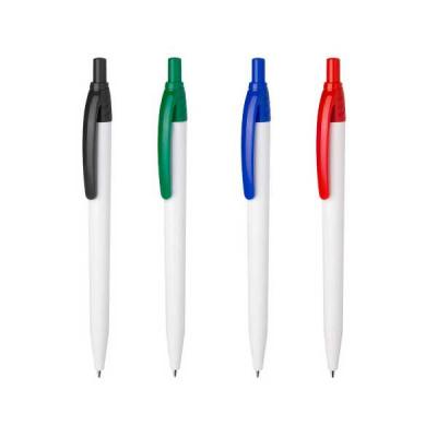 Caneta Plastica Colorida Para Brinde Personalizada