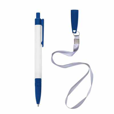 Caneta Plastica Com Cordao