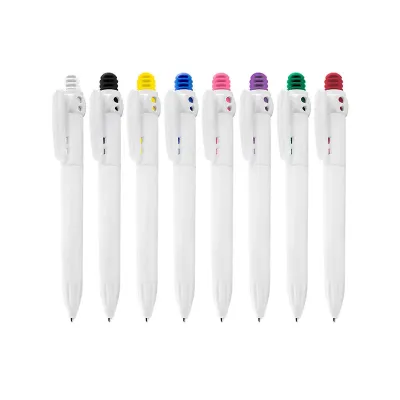 Caneta Plastica Esferografica Retratil Com Grip