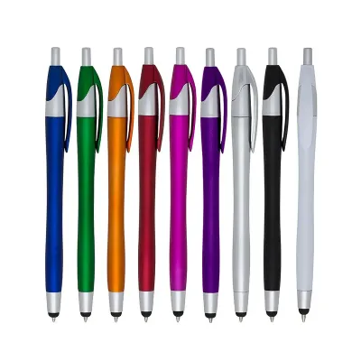 Caneta Plastica Touch Personalizada