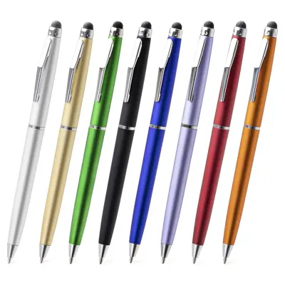 Caneta Plastica Touch Screen Com Logo