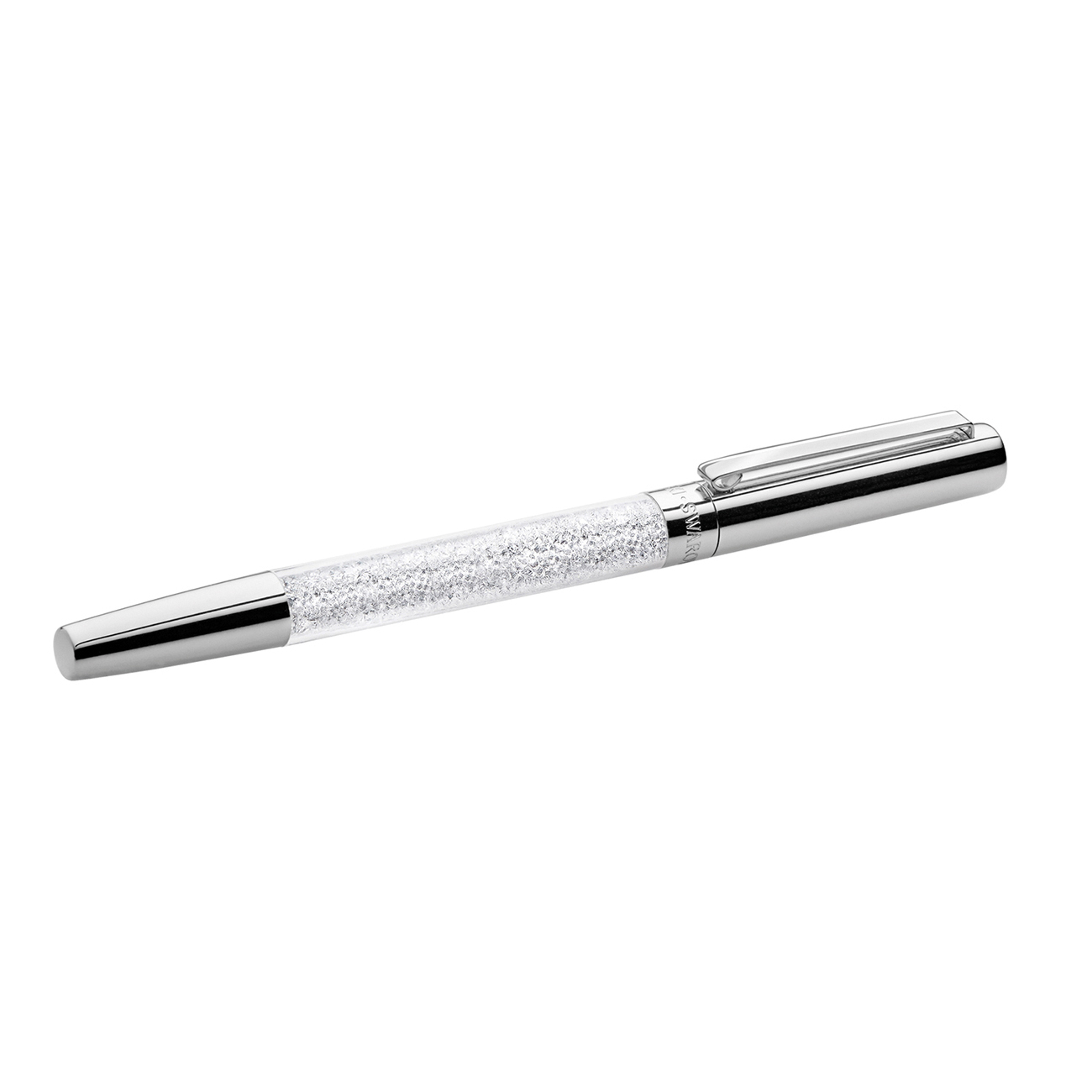 Caneta Rolleball Swarovski Crystalline Stardust Cromada