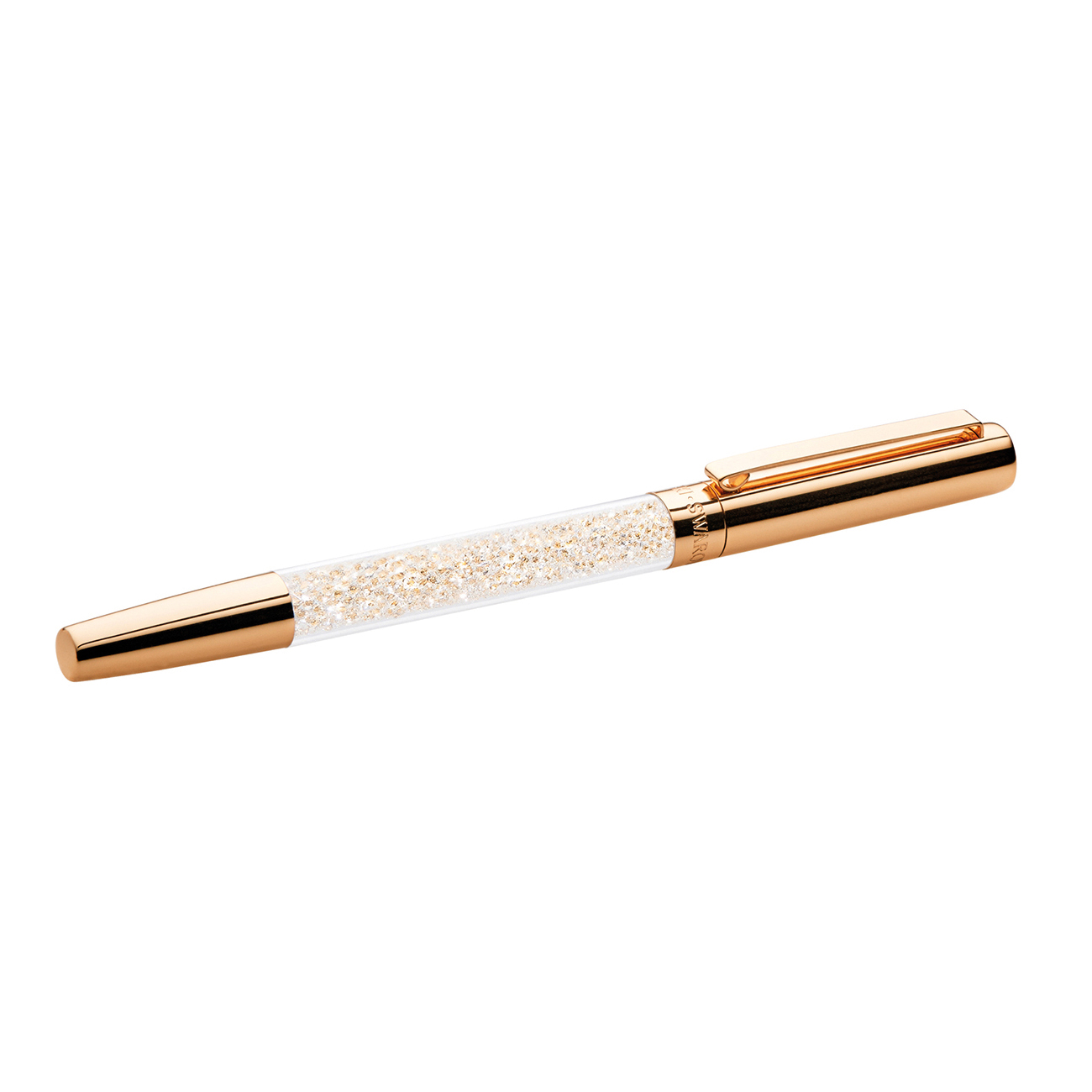 Caneta Rolleball Swarovski Crystalline Stardust Rosé