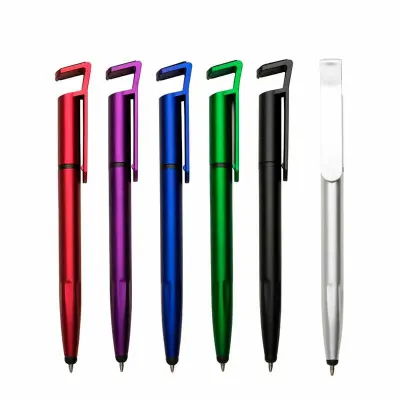 Caneta Touch Com Suporte Para Celular