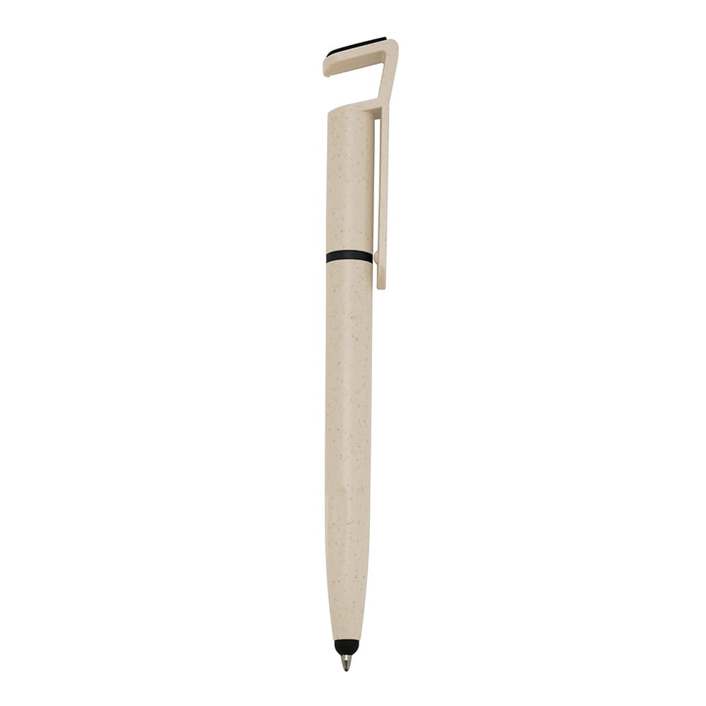 Caneta Touch de Bambu Ecológica com Suporte - X00708T