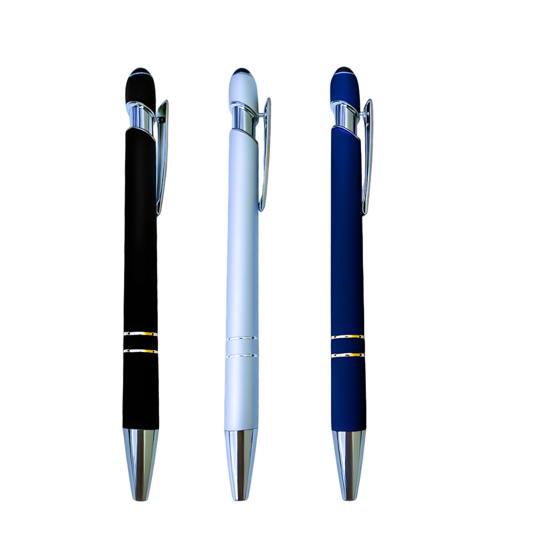 Caneta Touch Retratil Corpo Metal