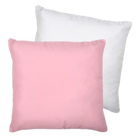 Capa de Almofada para Sublimação Rosa Bebê - 40x40cm
